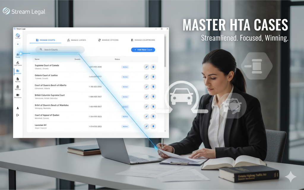 Case Management Highway Traffic Act